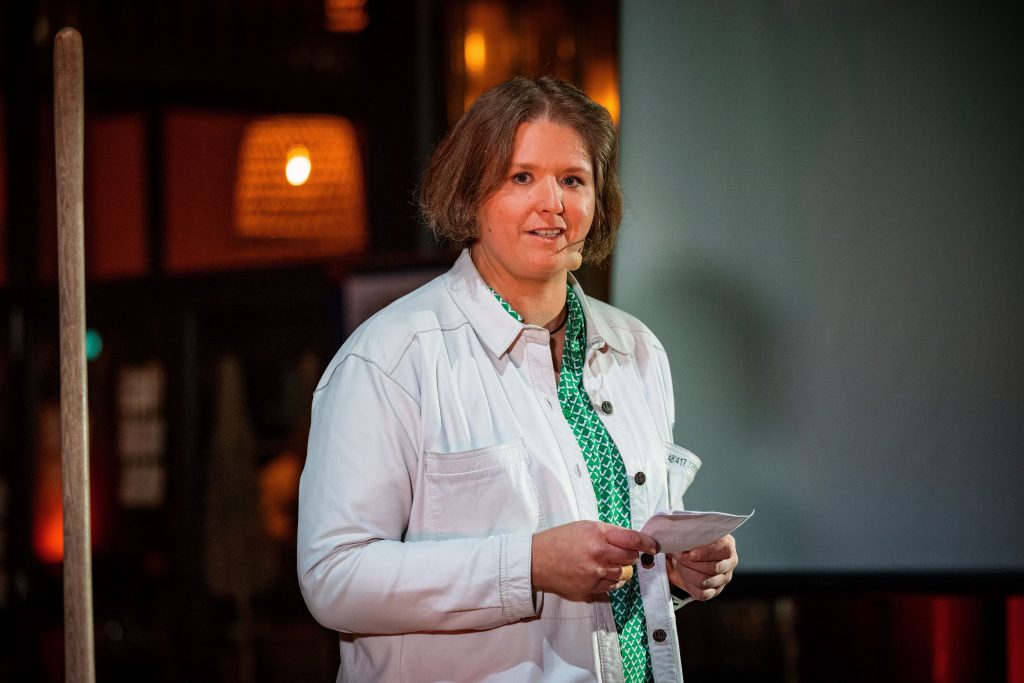 Birgit Sparenberg als Speaker